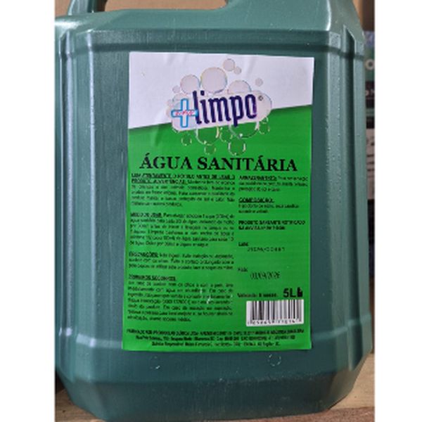 Agua Sanitaria 5L +limpo