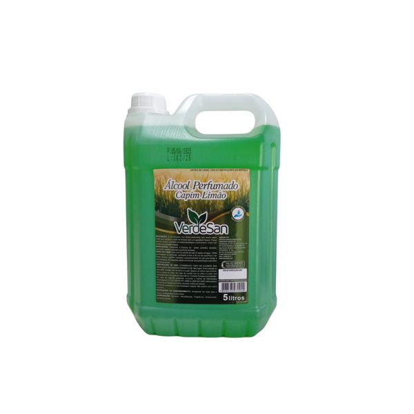 Álcool Perfumado Capim Limao 5L Verdesan