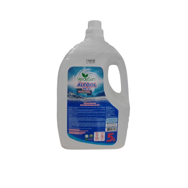 Alcool 46,2o Tradicional 5L Verdesan