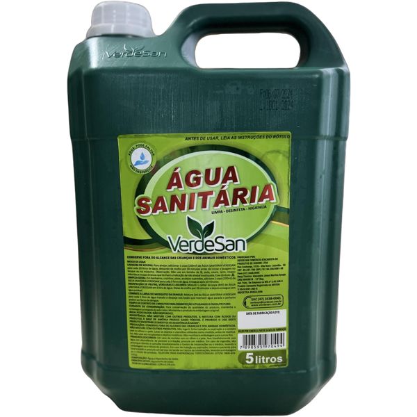 Agua Sanitaria 5L Verdesan