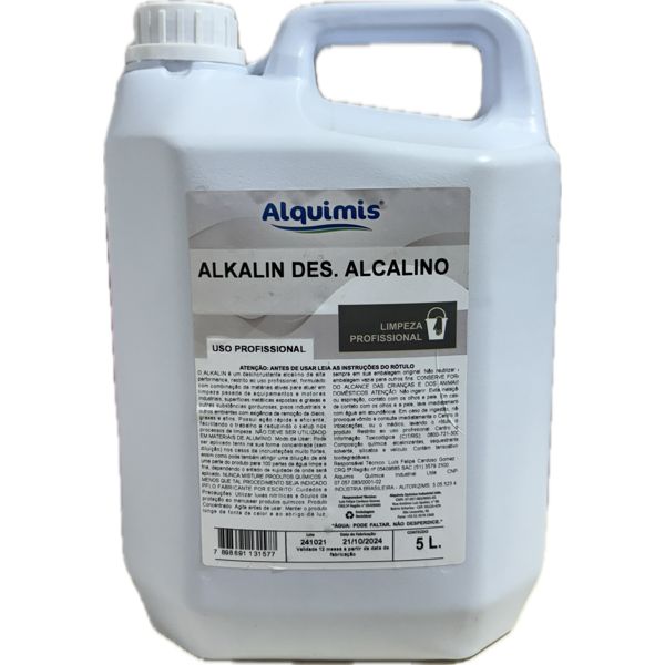 Alkalin Desincrustante Alcalino 05L Alquimis