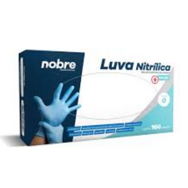 Luva Nitrilica s/ Pó Tam: G Nobre