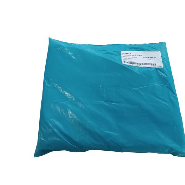 Saco Lixo 40 L Azul C/100
