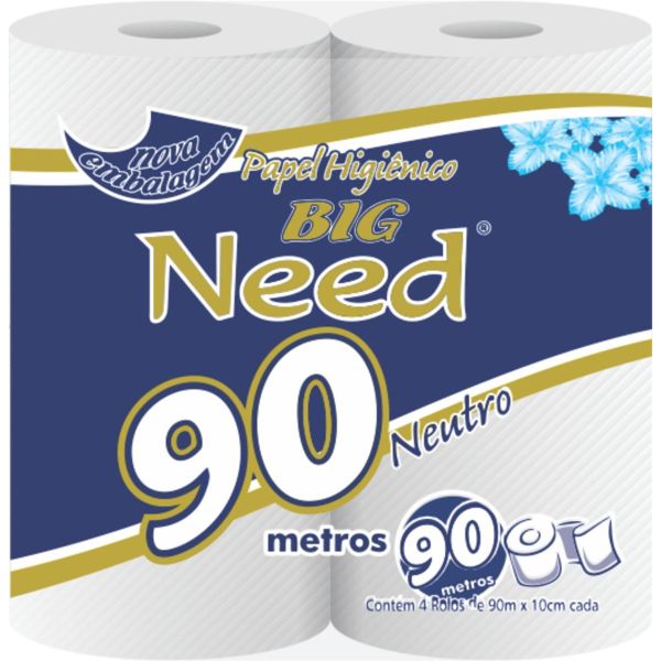 Papel Higiênico Big Need 4x90 - Fardo