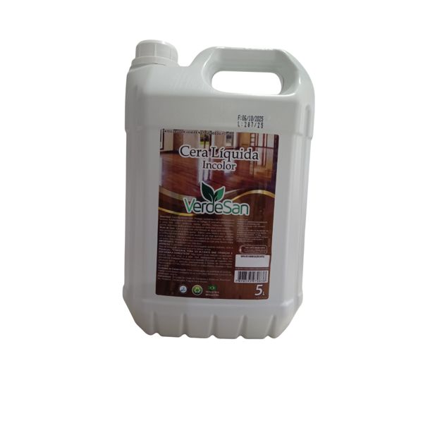Cera Líquida Incolor 5L Verdesan