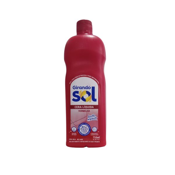 Cera Líquida Vermelha 750 Ml Girando Sol